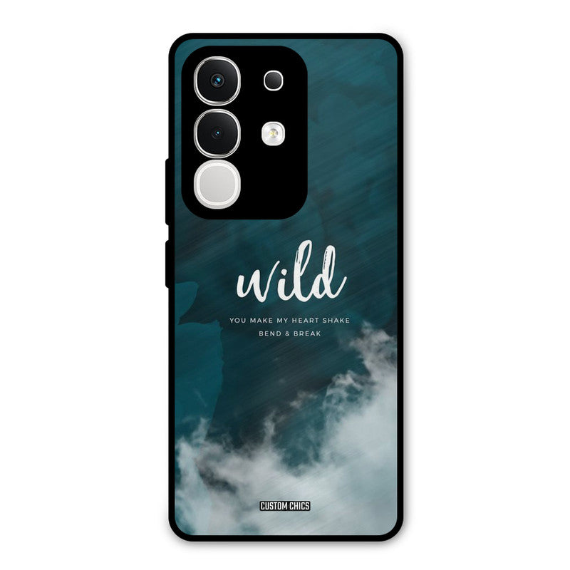 Wild Cloud Vivo T4x Mobile Back Cover - Typography PrintShield Case