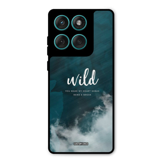 Wild Cloud Motorola Edge 60 Mobile Back Cover - Typography PrintShield Case