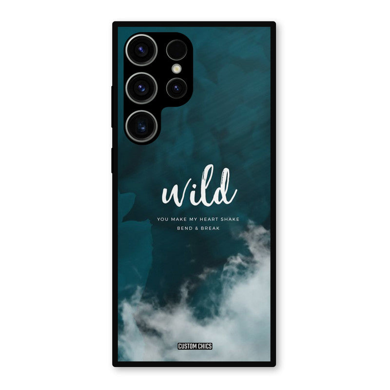 Wild Cloud Samsung Galaxy S23 Ultra Mobile Back Cover - Typography PrintShield Case