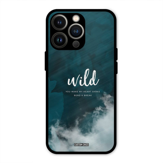 Wild Cloud iPhone 13 Pro Mobile Back Cover - Typography PrintShield Case