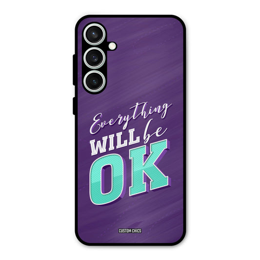 Will Be Ok Samsung Galaxy S23 Mobile Back Cover - Typography PrintShield Case