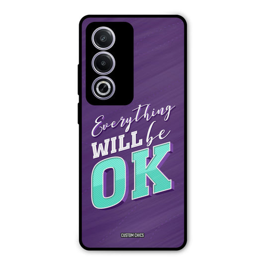 Will Be Ok Oppo A3 Pro Mobile Back Cover - Typography PrintShield Case