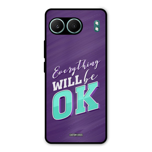 Will Be Ok OnePlus Nord 4 Mobile Back Cover - Typography PrintShield Case