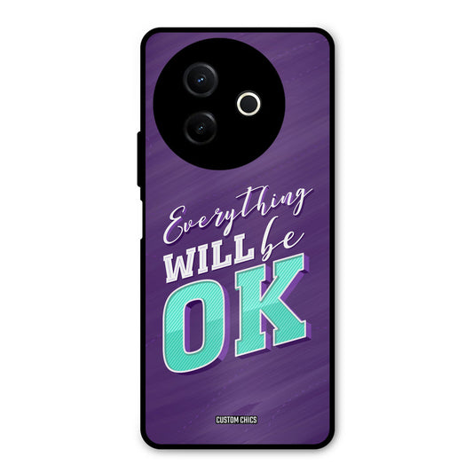 Will Be Ok Vivo Y39 Mobile Back Cover - Typography PrintShield Case