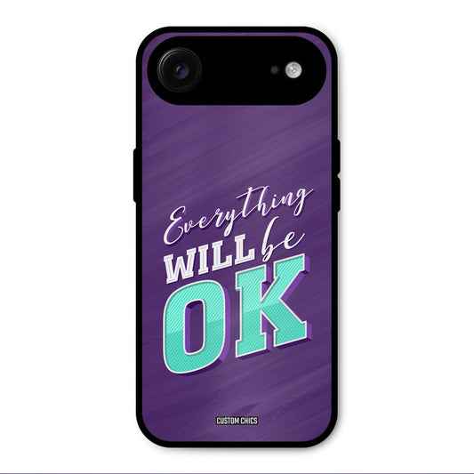 Will Be Ok iPhone Air Mobile Back Cover - Typography PrintShield Case