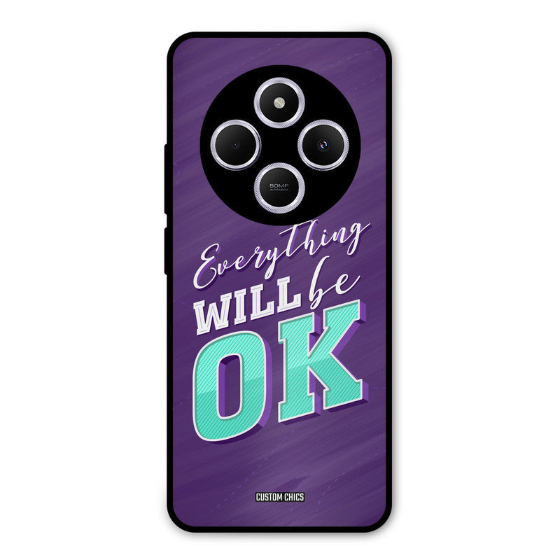 Will Be Ok Poco M7 Mobile Back Cover - Typography PrintShield Case