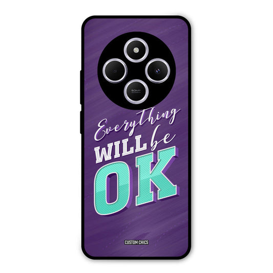 Will Be Ok Poco M7 Mobile Back Cover - Typography PrintShield Case