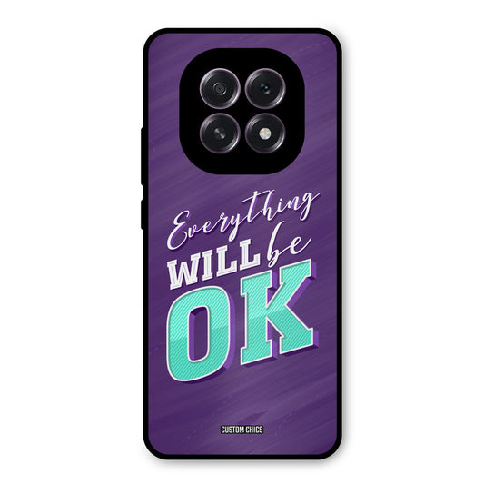 Will Be Ok Oppo F29 Mobile Back Cover - Typography PrintShield Case