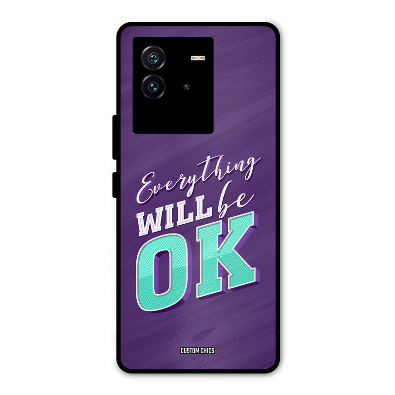 Will Be Ok iQOO Neo 6 5G Mobile Back Cover - Typography PrintShield Case