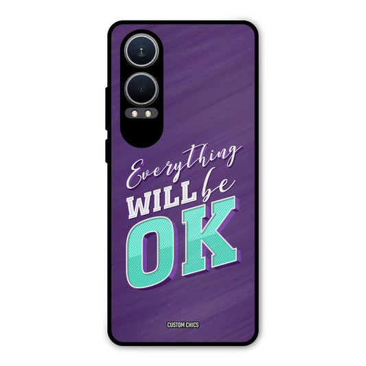 Will Be Ok Oneplus Nord CE4 Lite Mobile Back Cover - Typography PrintShield Case