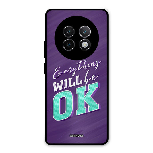 Will Be Ok Realme 13 Plus Mobile Back Cover - Typography PrintShield Case