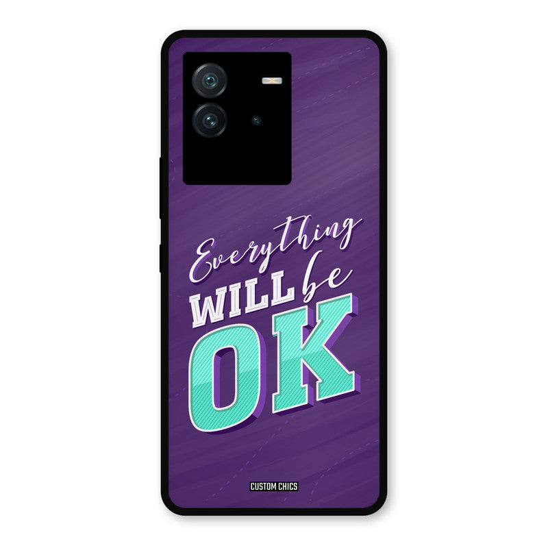 Will Be Ok iQoo Neo 6 Mobile Back Cover - Typography PrintShield Case