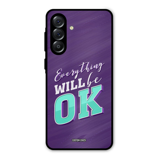 Will Be Ok Samsung Galaxy A36 Mobile Back Cover - Typography PrintShield Case