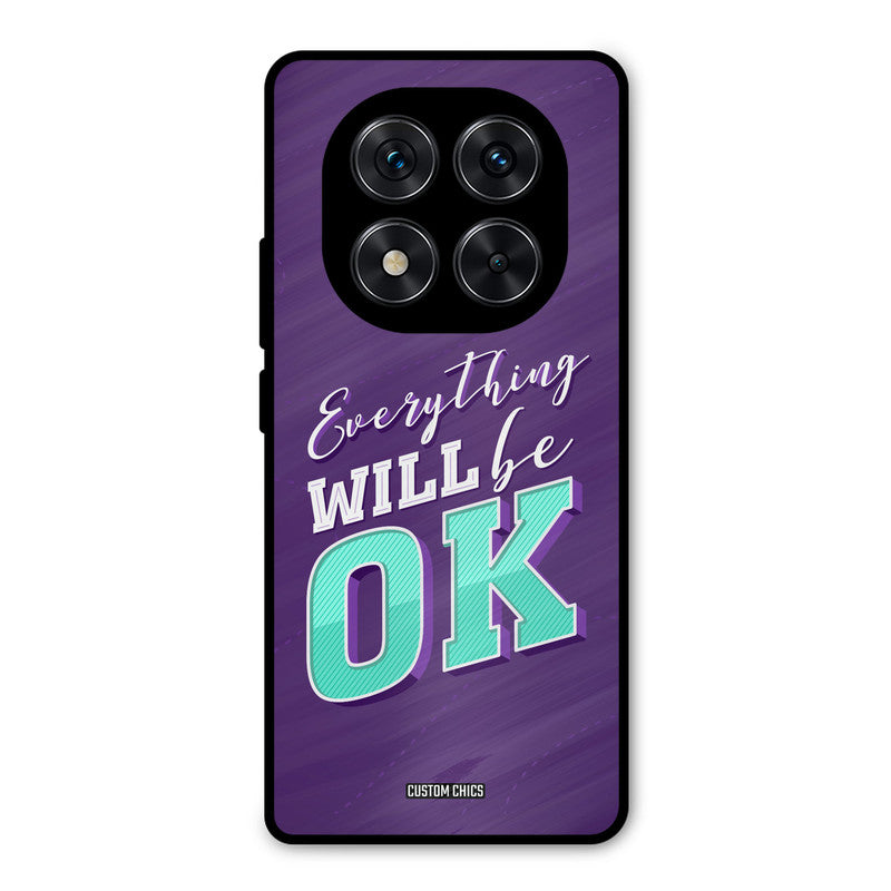 Will Be Ok Redmi Note 14 Pro Mobile Back Cover - Typography PrintShield Case