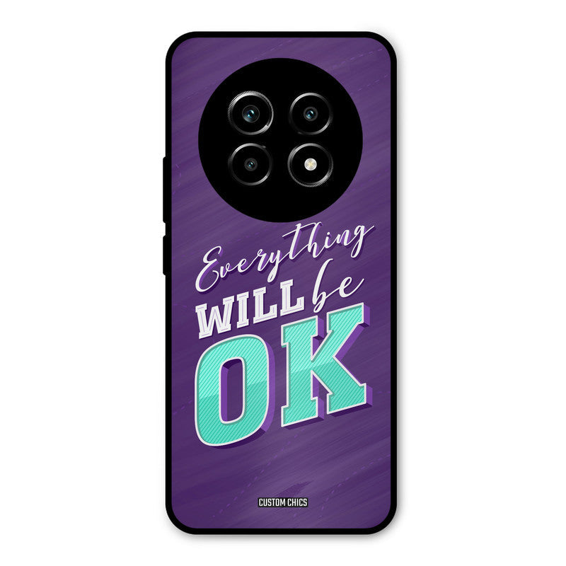 Will Be Ok Realme 14 Pro lite Mobile Back Cover - Typography PrintShield Case
