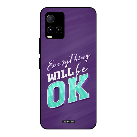 Will Be Ok Vivo Y33s Mobile Back Cover - Typography PrintShield Case