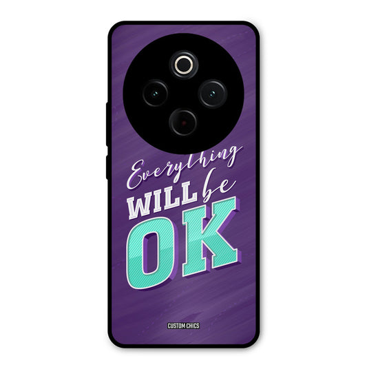 Will Be Ok iQoo Z10 Mobile Back Cover - Typography PrintShield Case