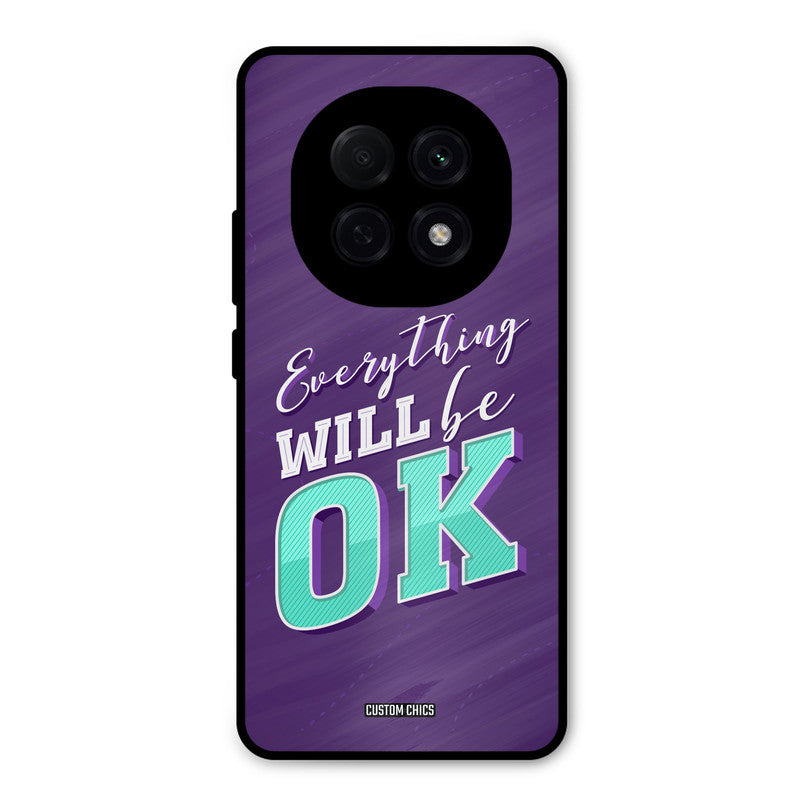 Will Be Ok Oppo F29 Pro Mobile Back Cover - Typography PrintShield Case