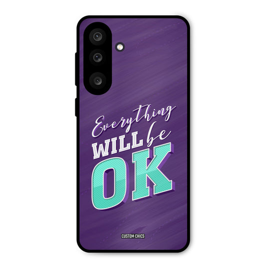 Will Be Ok Samsung Galaxy M56 Mobile Back Cover - Typography PrintShield Case