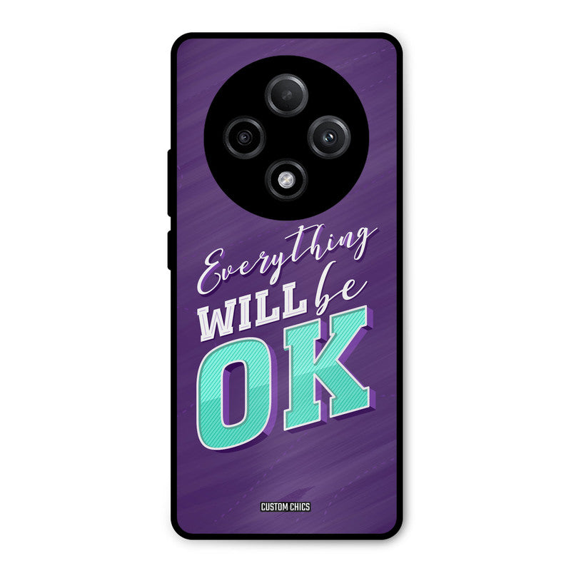 Will Be Ok Oppo F27 Pro Plus 5G Mobile Back Cover - Typography PrintShield Case