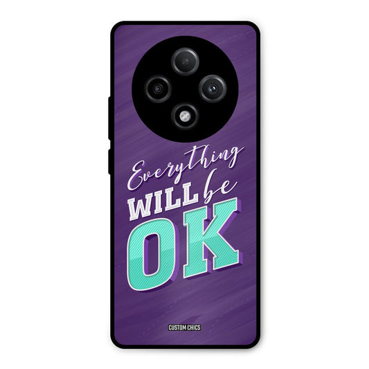 Will Be Ok Oppo F27 Pro Plus 5G Mobile Back Cover - Typography PrintShield Case