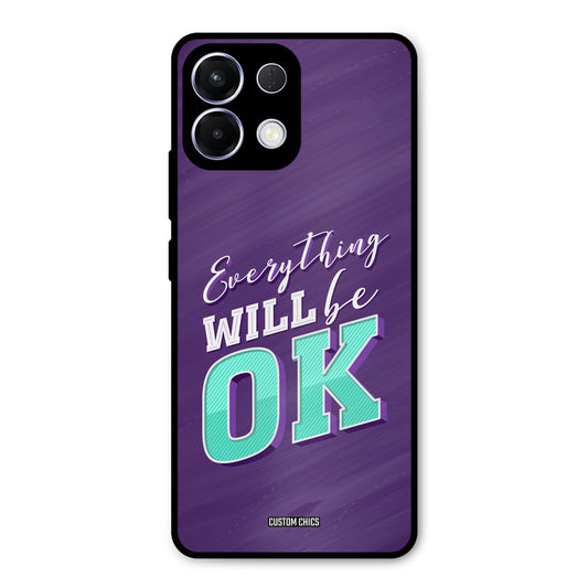 Will Be Ok Oppo K13 5G Mobile Back Cover - Typography PrintShield Case