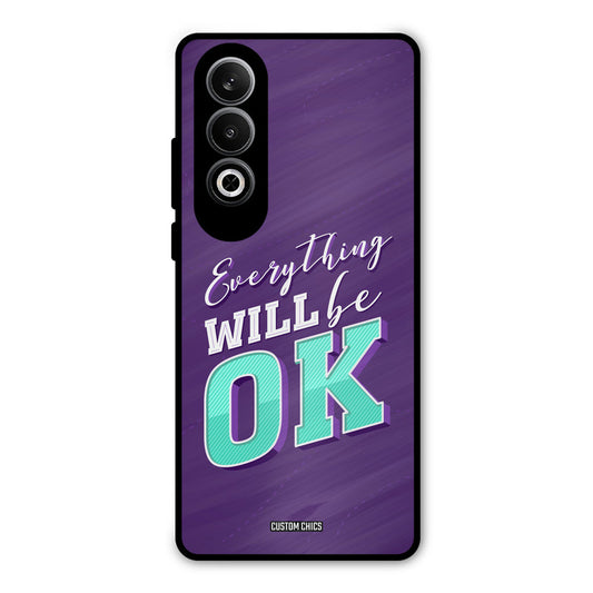 Will Be Ok OnePlus Nord CE4 Mobile Back Cover - Typography PrintShield Case
