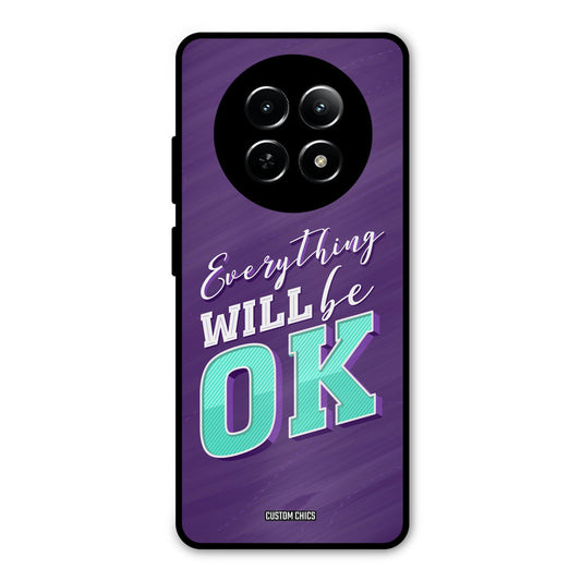 Will Be Ok Realme Narzo N65 Mobile Back Cover - Typography PrintShield Case