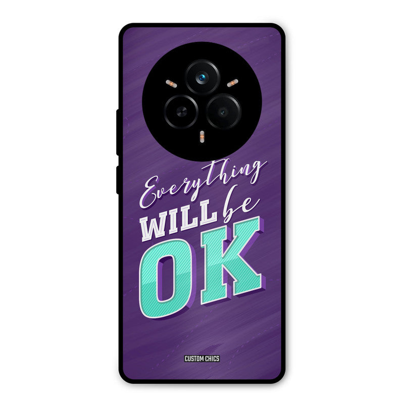 Will Be Ok Realme 14 Pro Mobile Back Cover - Typography PrintShield Case