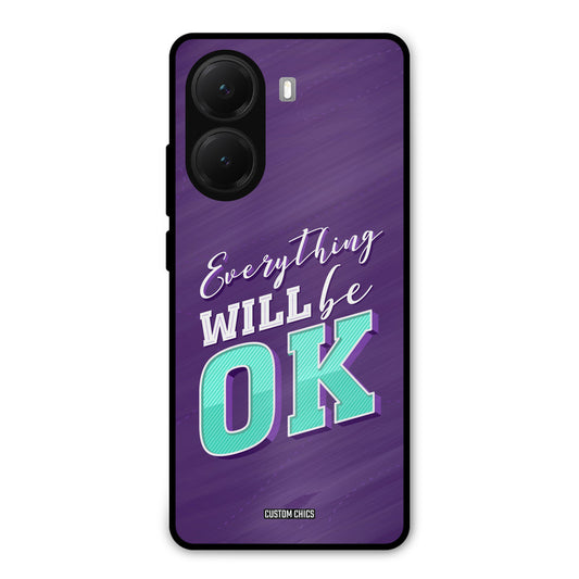 Will Be Ok Poco X7 Pro Mobile Back Cover - Typography PrintShield Case