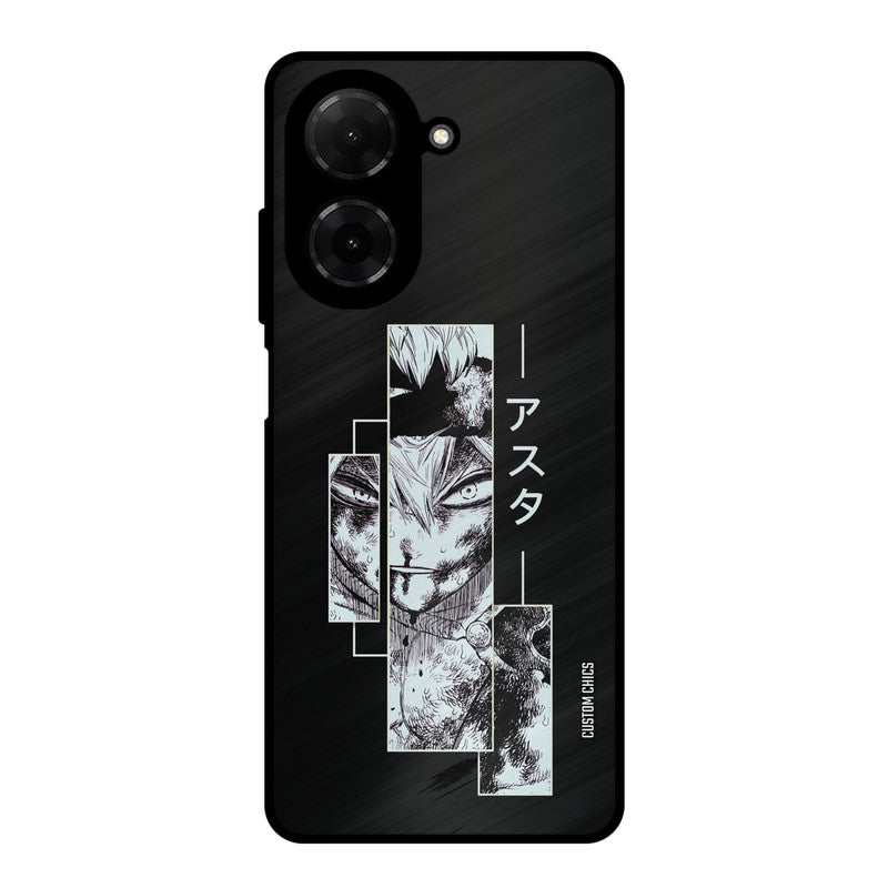 Wounded Asta Poco C71 Mobile Back Cover - Anime PrintShield Case