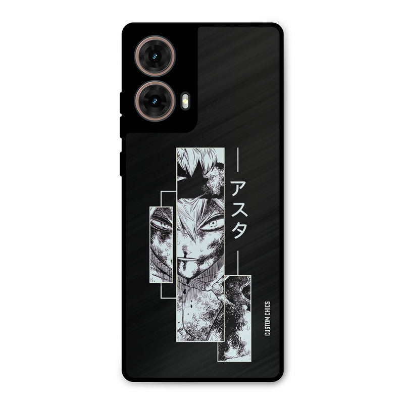 Wounded Asta Moto G85 Mobile Back Cover - Anime PrintShield Case