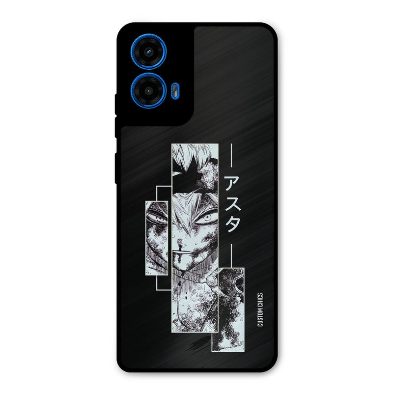 Wounded Asta Moto G45 Mobile Back Cover - Anime PrintShield Case