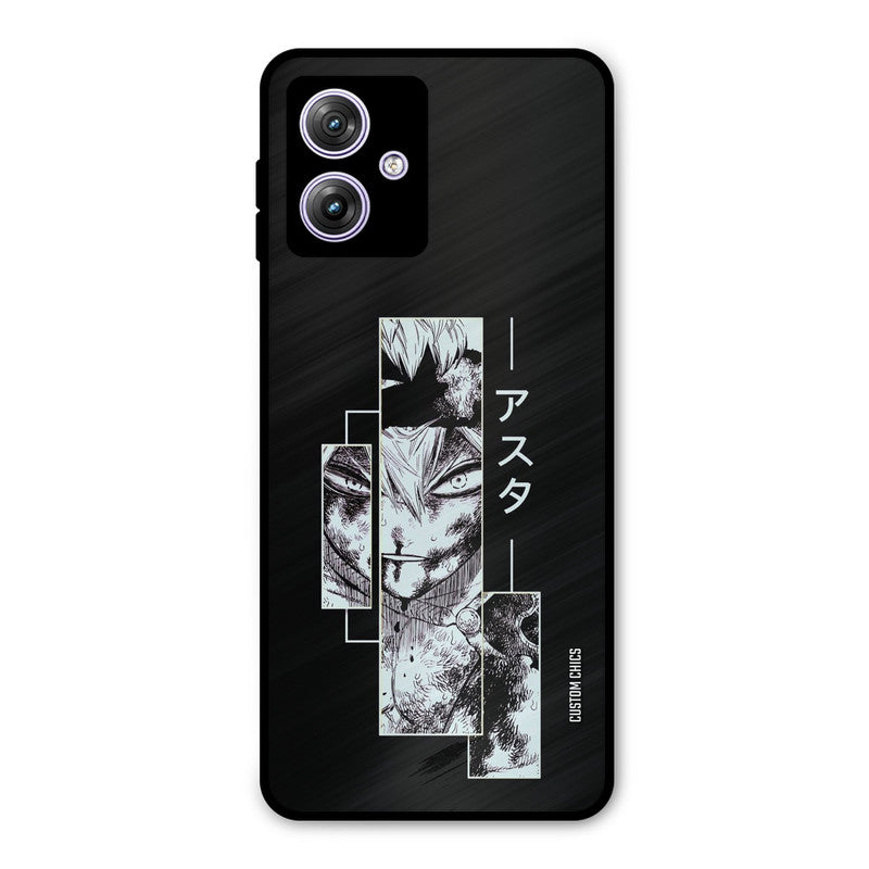 Wounded Asta Moto G54 Mobile Back Cover - Anime PrintShield Case