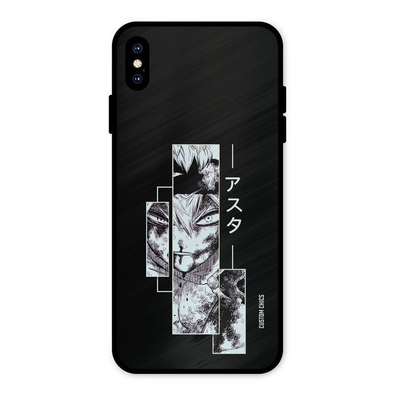 Wounded Asta iPhone XS Max Mobile Back Cover - Anime PrintShield Case