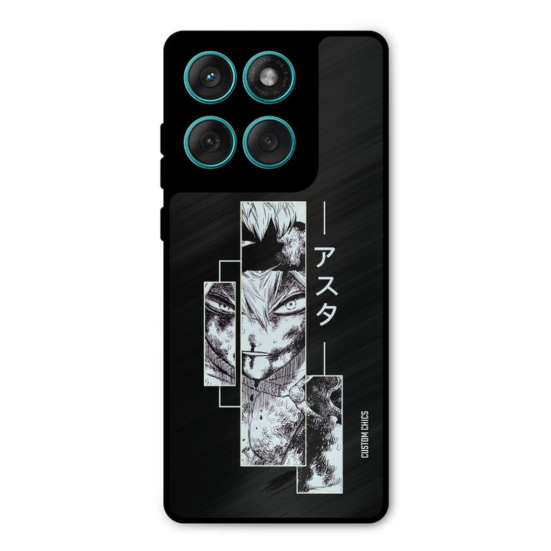 Wounded Asta Motorola Edge 60 Mobile Back Cover - Anime PrintShield Case