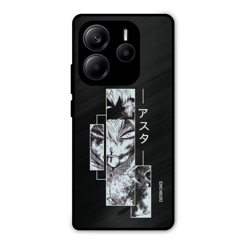 Wounded Asta Redmi Note 14 Mobile Back Cover - Anime PrintShield Case