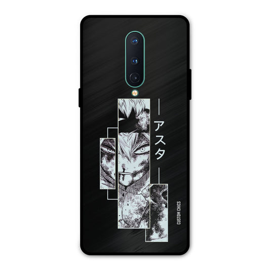 Wounded Asta Oneplus 8 Mobile Back Cover - Anime PrintShield Case