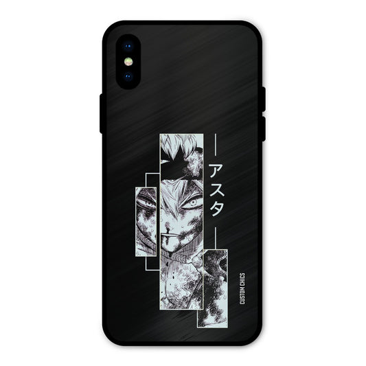 Wounded Asta iPhone XS Mobile Back Cover - Anime PrintShield Case