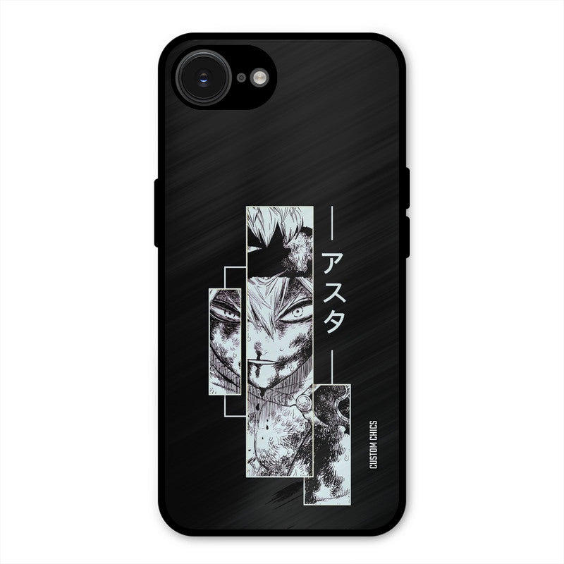 Wounded Asta iPhone 16e Mobile Back Cover - Anime PrintShield Case