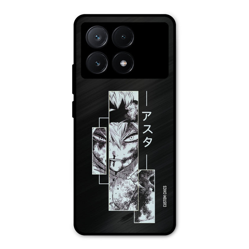 Wounded Asta Poco X6 Pro Mobile Back Cover - Anime PrintShield Case