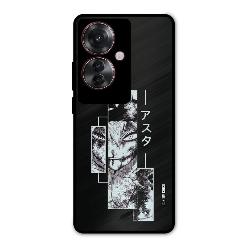 Wounded Asta Oppo F25 Pro Mobile Back Cover - Anime PrintShield Case