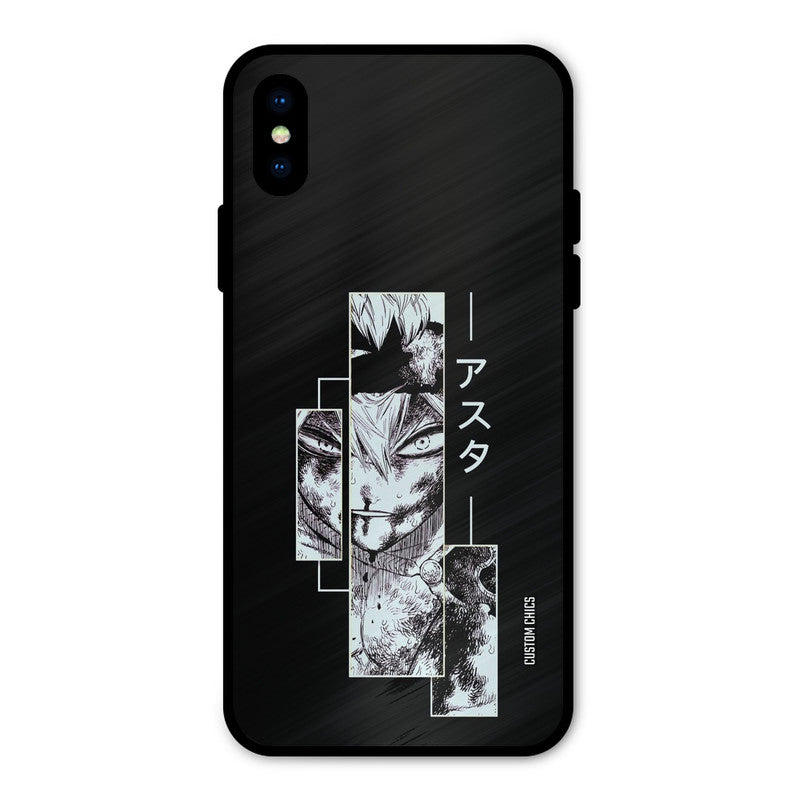Wounded Asta iPhone X Mobile Back Cover - Anime PrintShield Case