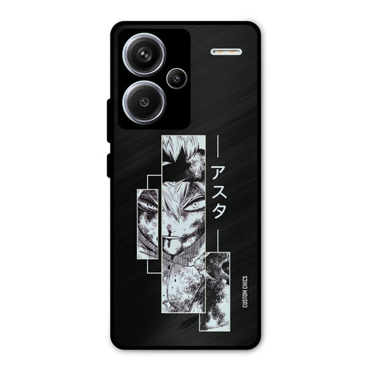 Wounded Asta Redmi Note 13 Pro Plus Mobile Back Cover - Anime PrintShield Case