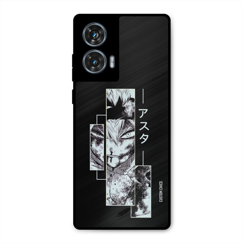 Wounded Asta Moto G96 Mobile Back Cover - Anime PrintShield Case