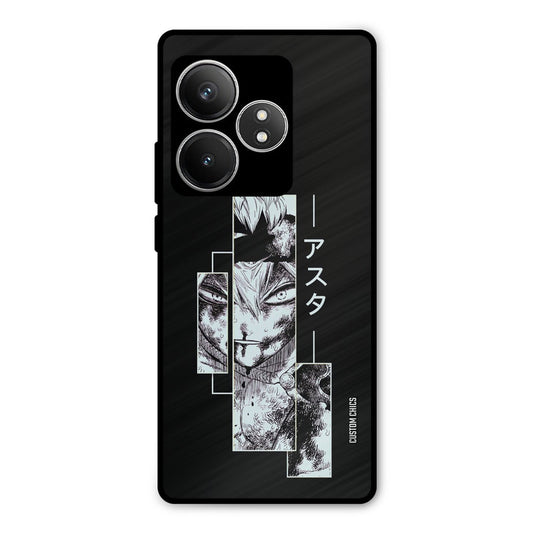 Wounded Asta Realme GT 6T Mobile Back Cover - Anime PrintShield Case