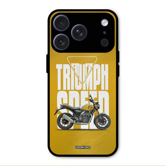 Yellow Cruiser iPhone 17 Pro Max Mobile Back Cover - Car&Bike PrintShield Case