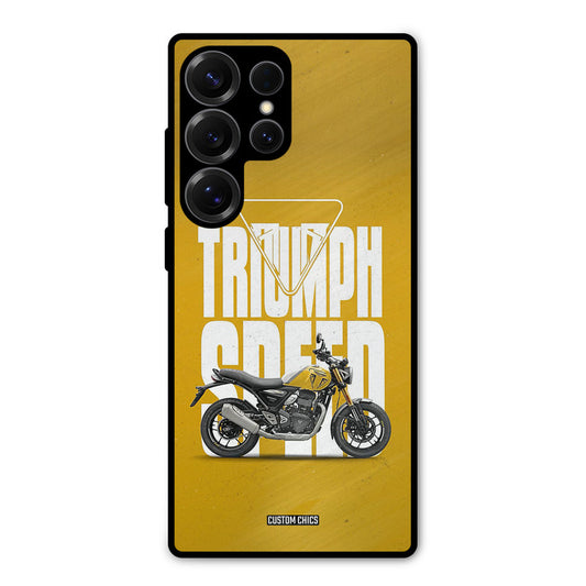Yellow Cruiser Samsung Galaxy S25 Ultra Mobile Back Cover - Car&Bike PrintShield Case
