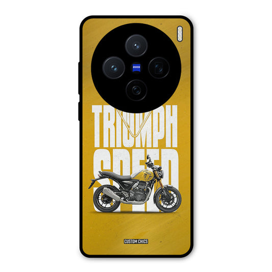 Yellow Cruiser Vivo X200 Mobile Back Cover - Car&Bike PrintShield Case