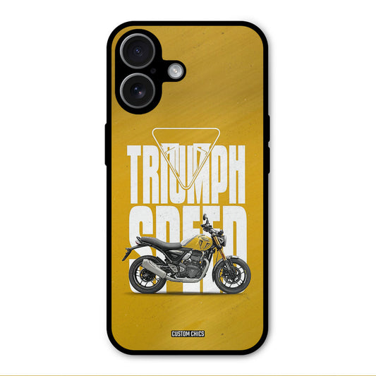 Yellow Cruiser iPhone 17 Mobile Back Cover - Car&Bike PrintShield Case
